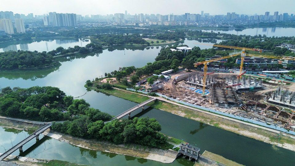 Công trường Gamuda Central Park đầu tháng 9/2026